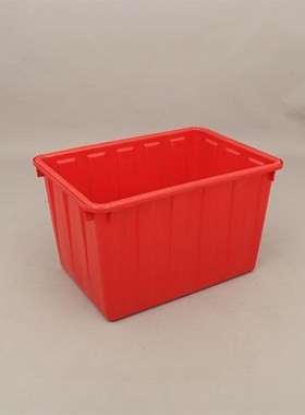 蓝色塑料水d箱 160l红色水箱730*525*415熟胶加厚注塑箱方形水箱