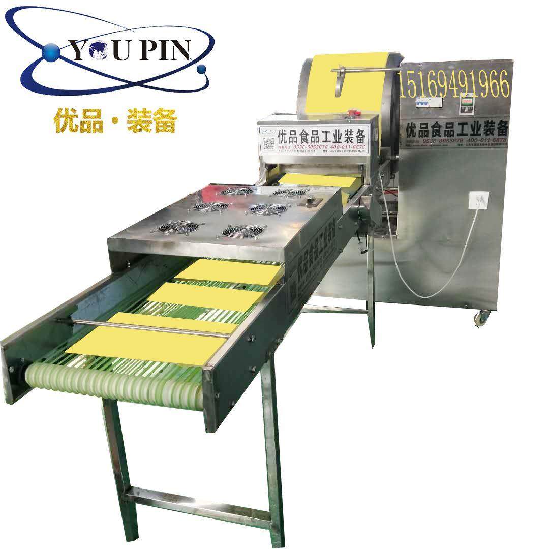 自动蛋皮机生产线 纯蛋液封丘卷煎蛋皮机器 全自动方形蛋皮机