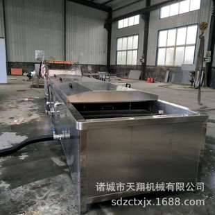 天翔扇贝、哈利龙虾蒸煮漂烫机,漂烫流水线 制造 速度可调