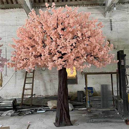 大型仿真樱花树摄影舞台装饰道具拱门形大型假树仿真植物樱花假树