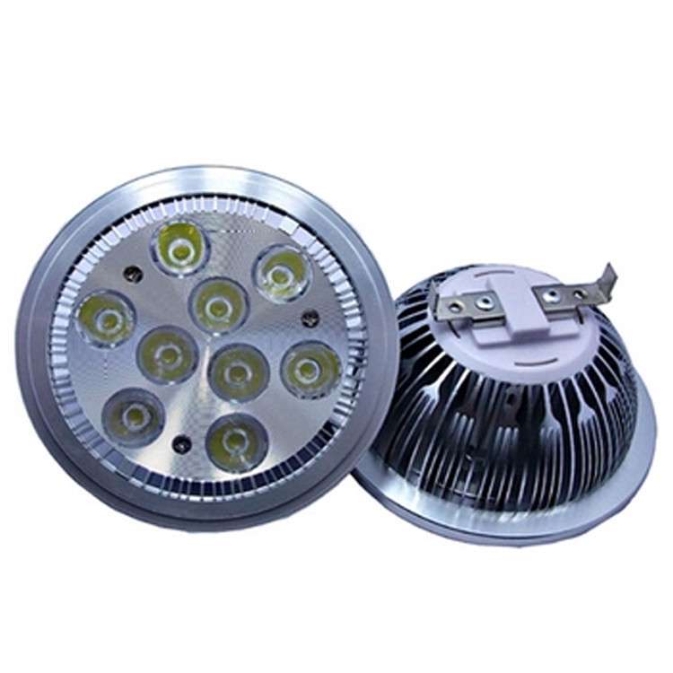 AR111射灯9W12W大功率豆胆灯商场服装店明装格栅灯ar111导轨射灯