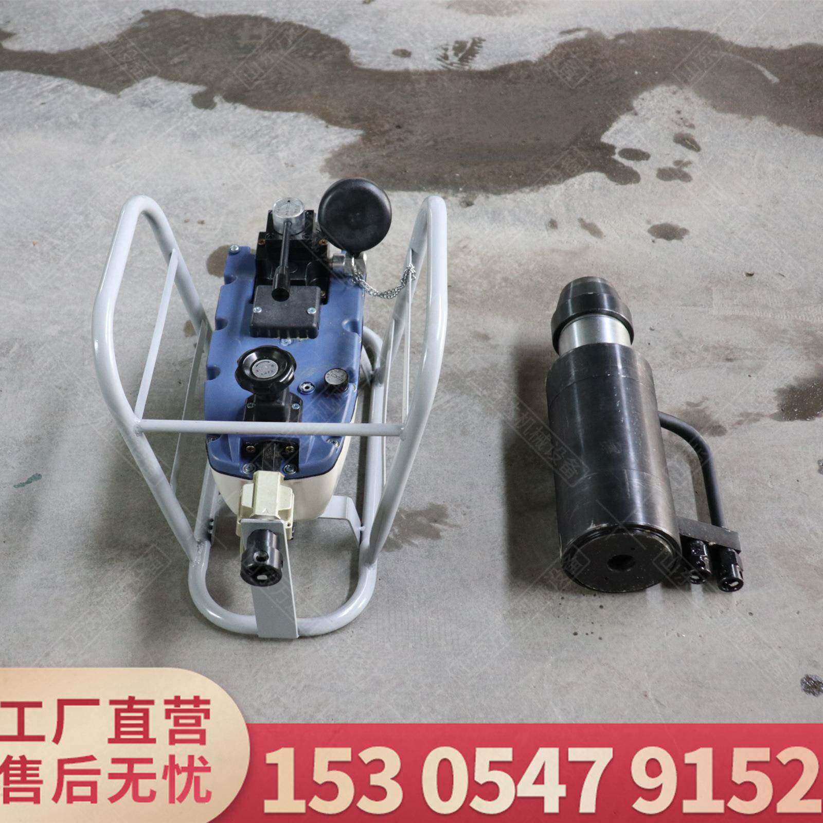 煤矿MQ21.8气动锚索涨紧器 矿用气动锚索张拉机具 手动张拉千斤顶