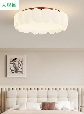 卧室灯吸顶灯现代简约全光谱温馨浪漫奶油风儿童房间灯书房灯412L