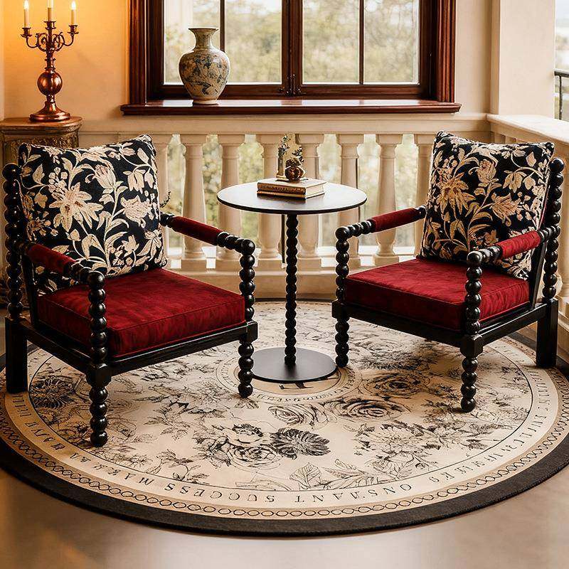 阳台休闲桌椅组合一桌二椅三件套小型单人沙发椅子民宿酒店咖啡厅