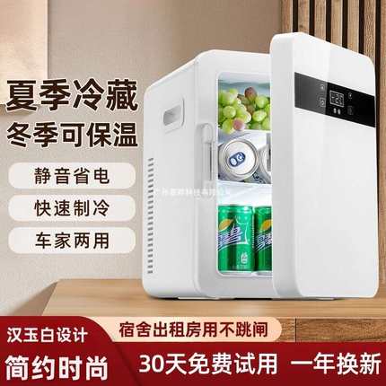 迷你小冰箱一人单小型学生宿舍家用微型迷你车载冰柜2024新款