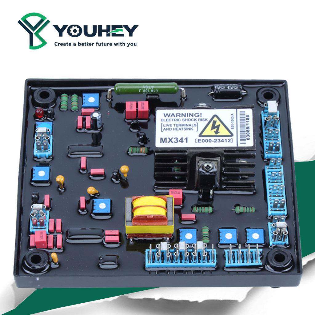 MX341 优质电压调节器 永磁发动机配件AVR无刷发电机组红色电容款