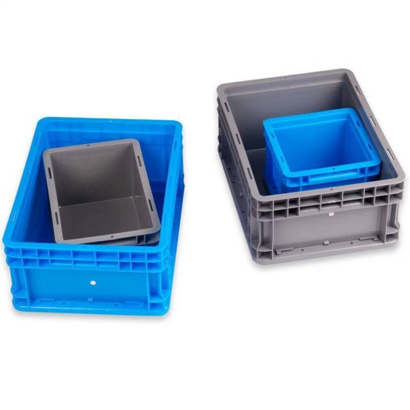 幸蕴欧标EU箱h周转箱600*400*450mm塑料收纳零件盒加厚物流箱