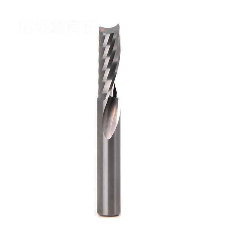 1/4x1/4x优立利可1/4柄单刃A整合体金铣刀o型刀开槽钻亚孔铝用 克