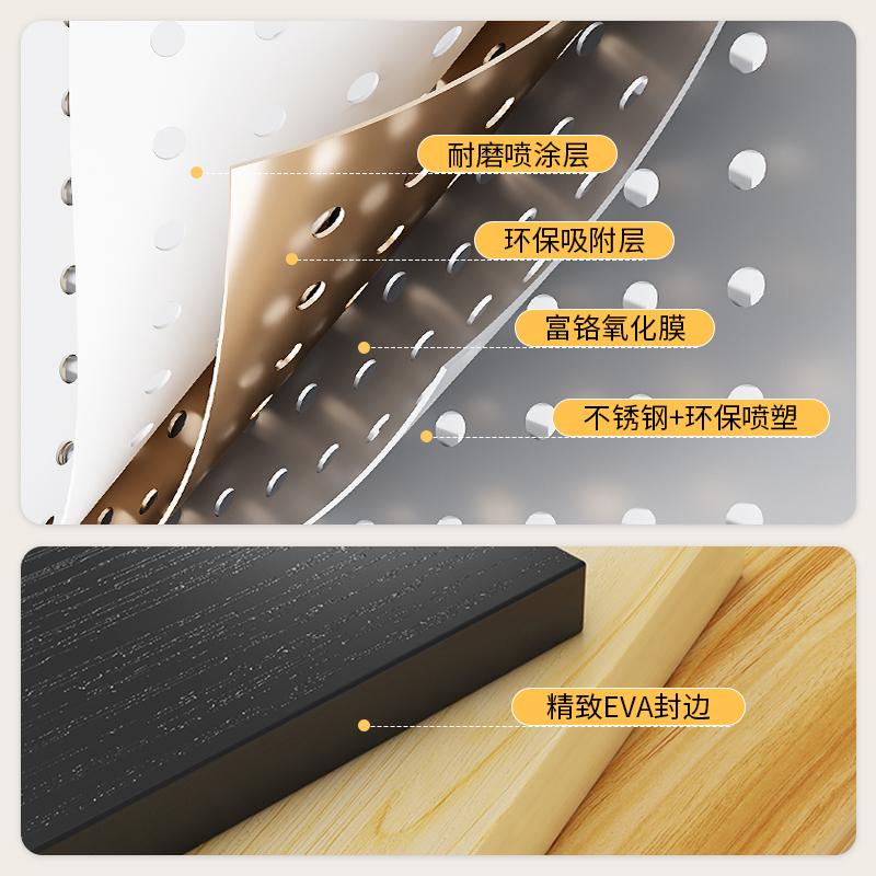 书桌收纳置物架桌面洞洞板收纳架立式转角书架P配件学生简约书柜