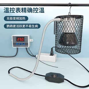 鹦鹉加热灯加温灯取暖灯保温灯玄凤防咬鸟类无光陶瓷保暖过冬神器