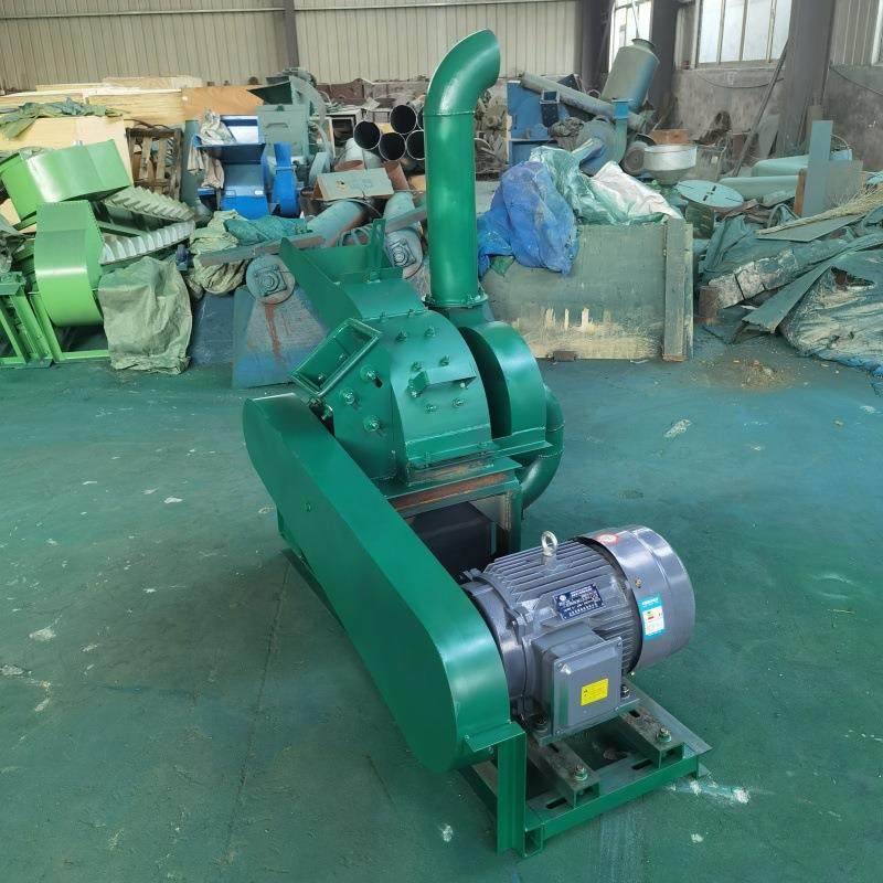 废木头模板打碎机 双口椰子壳树枝锯末机 家具厂边角料木屑粉碎机