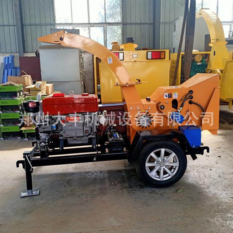 果园葡萄苹果桃梨枝条粉碎机干湿树枝树叶粉碎机 园林绿化碎枝机