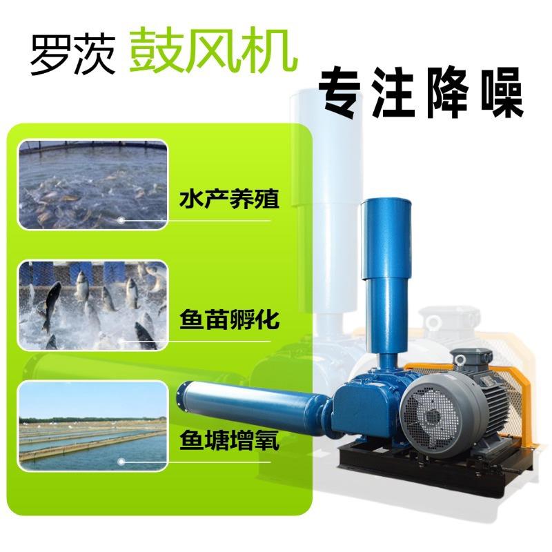 罗茨风机源头工厂水产养殖曝气鱼塘增氧鱼苗孵化污水处理鼓风机