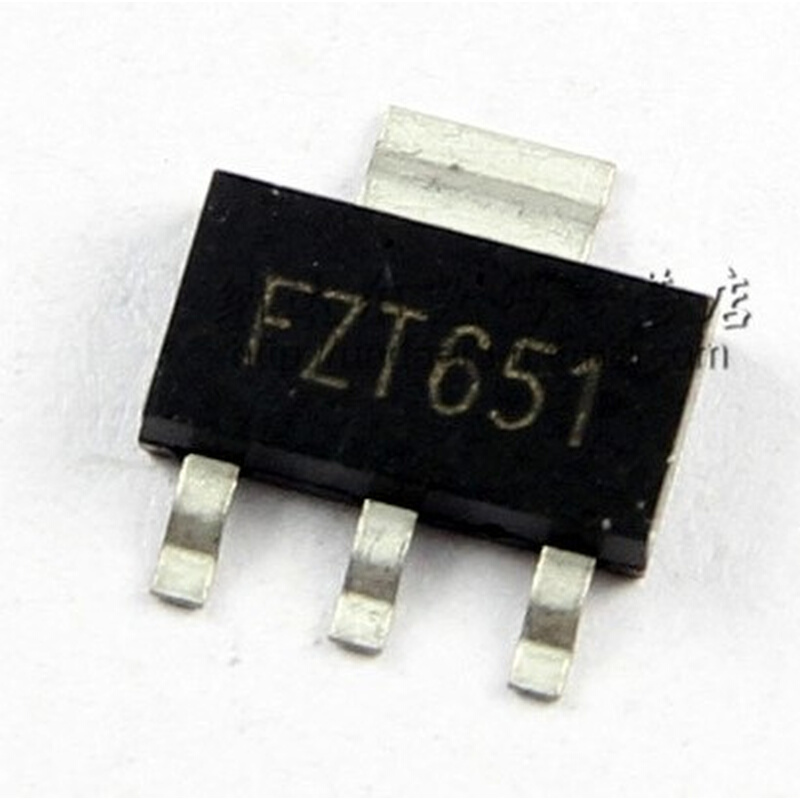 1盘 FZT651贴片 SOT223三极管芯片 NPN平面高性能晶体管