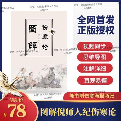 伤寒论倪海厦彩色笔记倪海厦中医学习伤寒论笔记本图解本