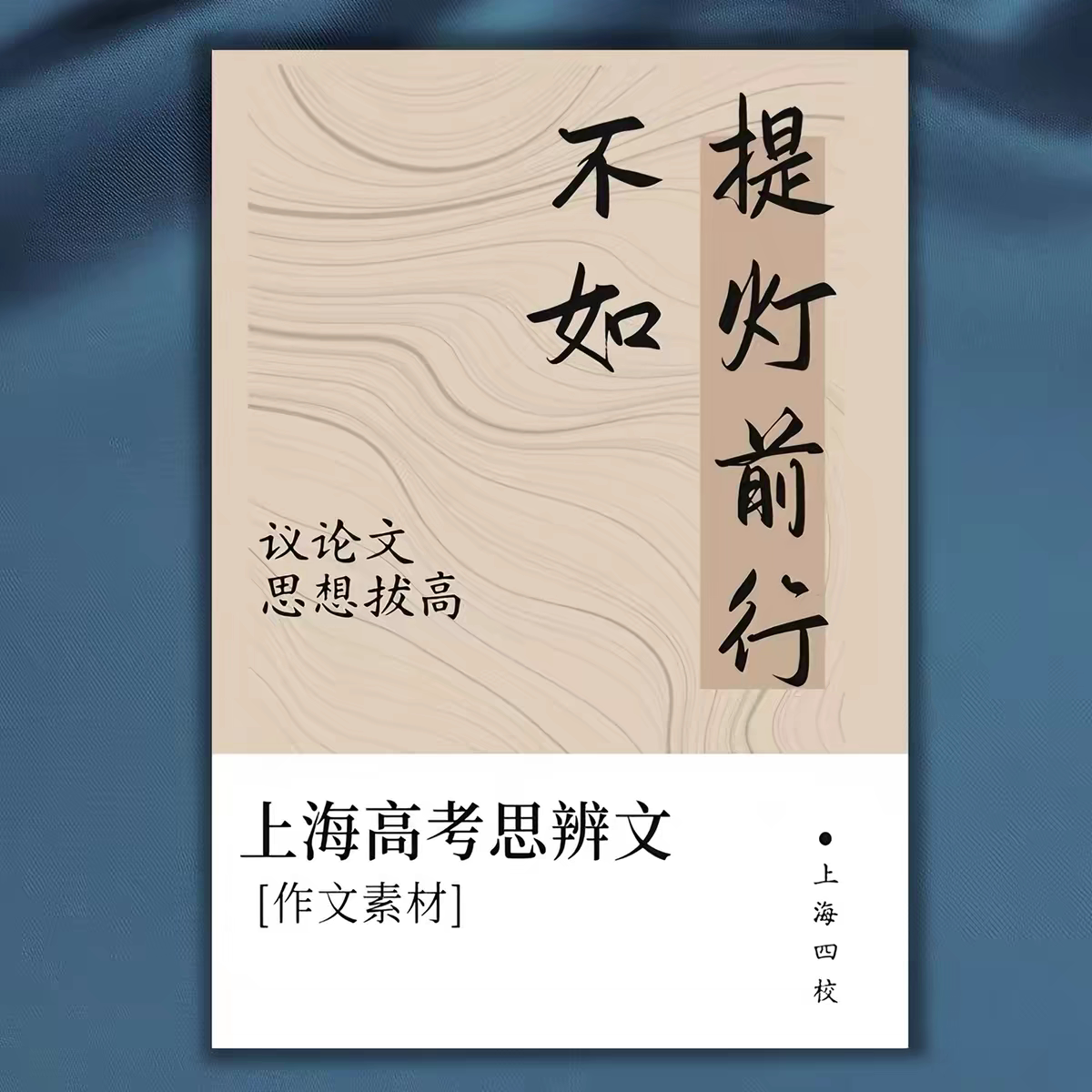 2026上海四校孩子在用高中思辨性作文素材《不如提灯前行》课业本图片