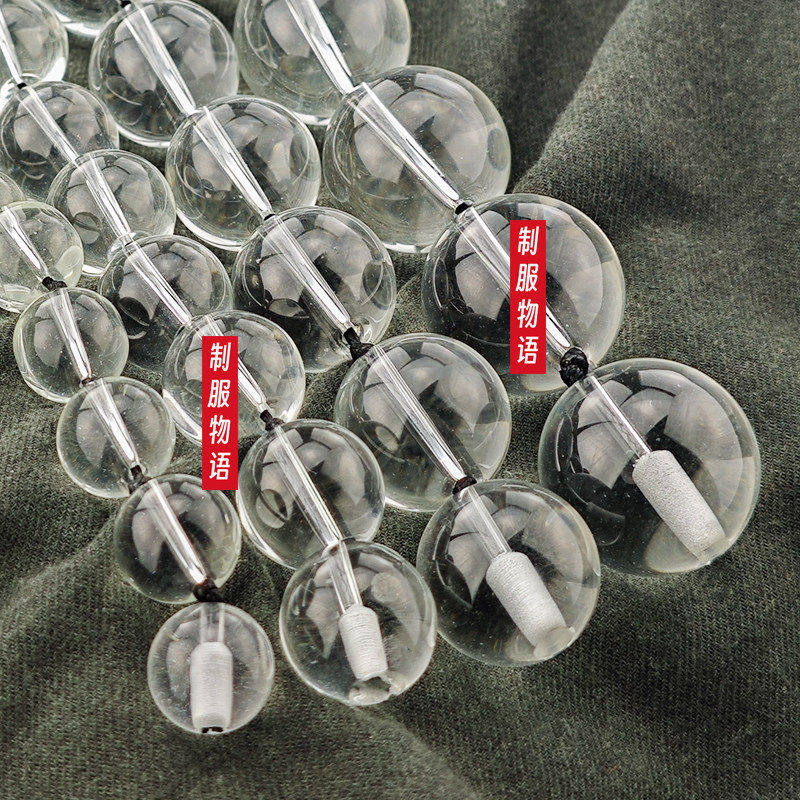 后庭水晶拉珠肛塞新手开肛神器入门级外出长期佩戴惩罚肛门灌肠SM