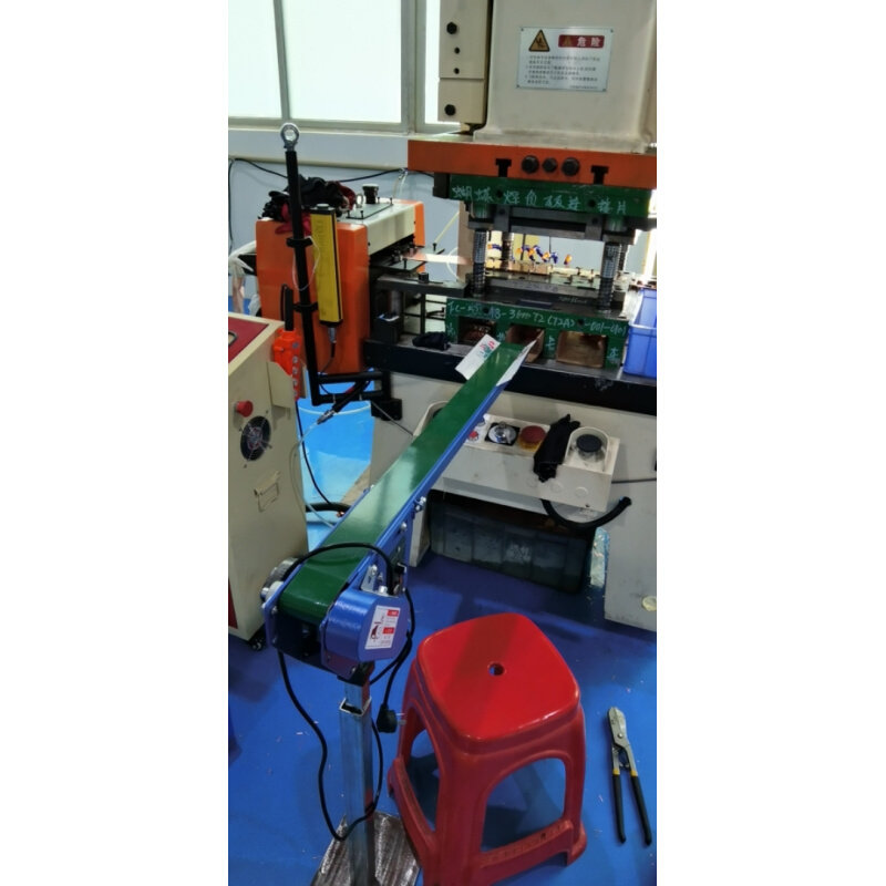 冲床接料机小型微型输送带模具冲压废料接料器超薄传送带