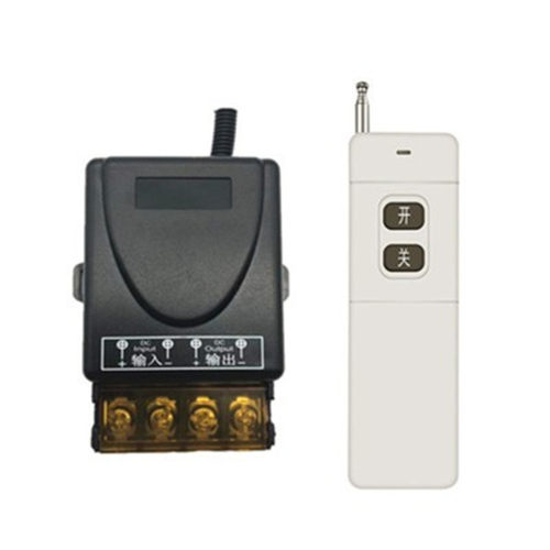 12V24V48V30A无线遥控开关3000米水泵用断电器电动车电瓶遥控开关