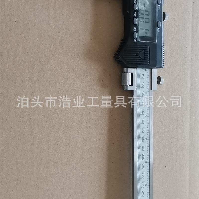 0-400x100单向爪塑料罩壳电子数显卡尺 0-600x300加长爪数显卡尺