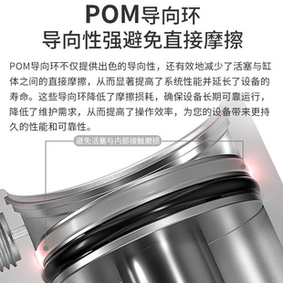 SDA薄型气缸外牙带磁16/20/25/32/40/50/63/80X5/10/20/30/50-S-B