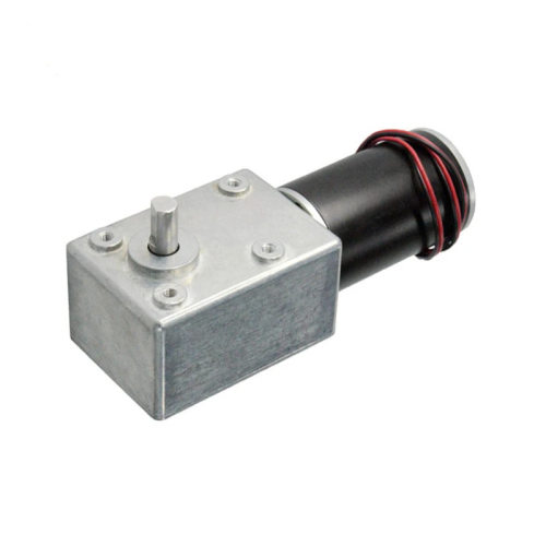 5882-45zy双轴蜗轮蜗杆直流自锁减速电机大扭矩12V 24V正反转马达