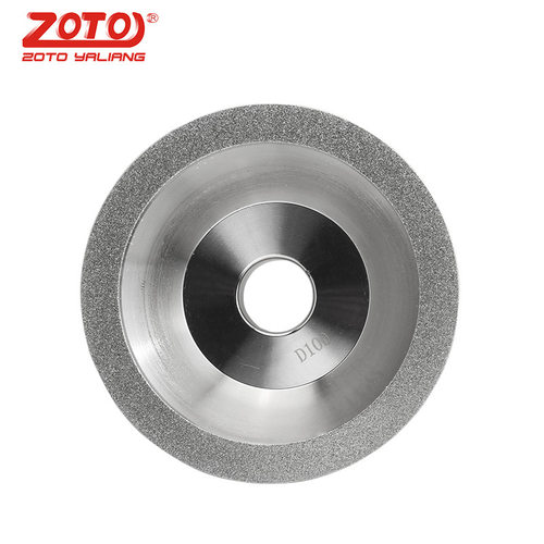 zoto钻石碗型砂轮 金刚石合金钨钢铣刀磨刀机研磨机机器配件