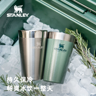 新品 STANLEY保冰杯304不锈钢真空双层保温保冷咖啡大容量啤酒