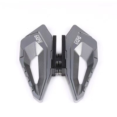 适用雅迪电动车DEk2DT6DM6DE8后搁脚后踏板后踩脚蹬铝合金改装配