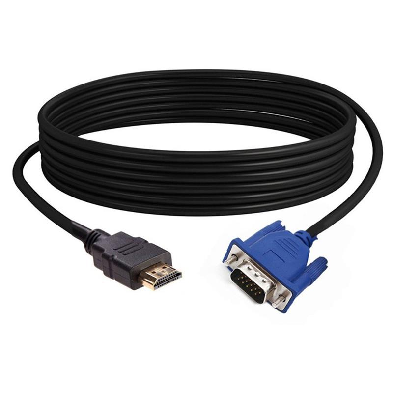 网红3CBQm HDMIcomrpat ible to VGA HD onveter Cable AudiCoCab