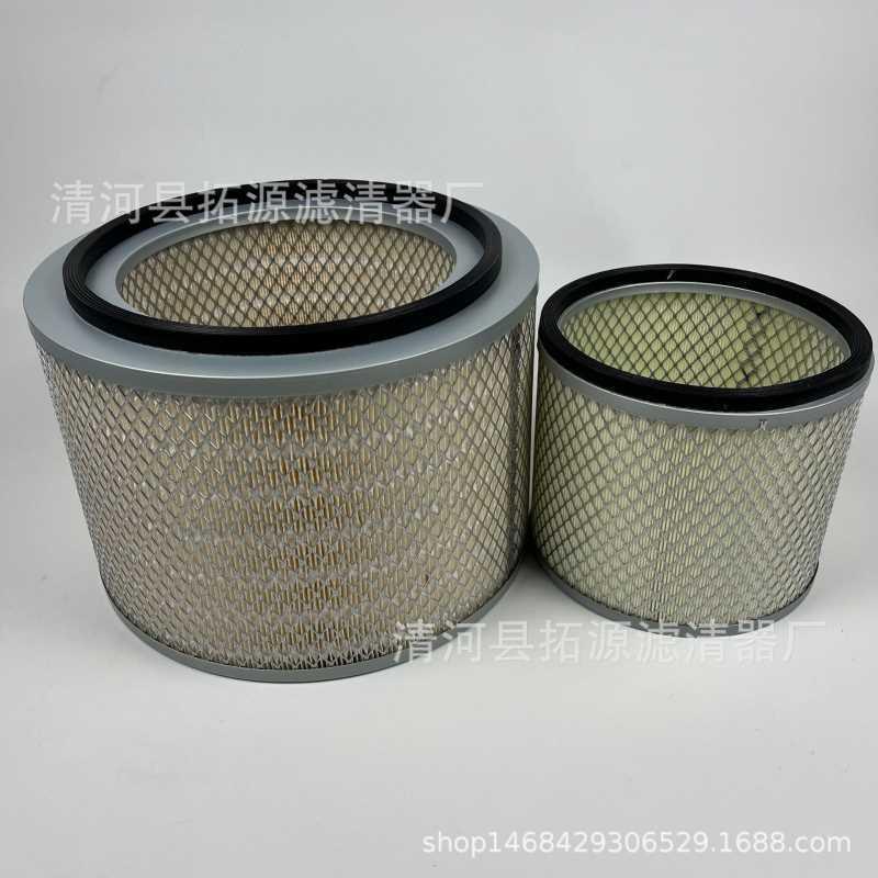 K3222空气滤芯适配宇通校客车19座51大巴空压机发电机组空滤清器