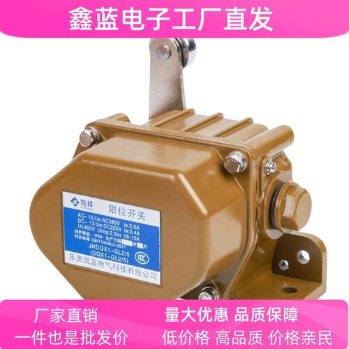 厂家 DQX1-GLm2/5 重型限位开关 机械行程开关重负荷单臂式限位器