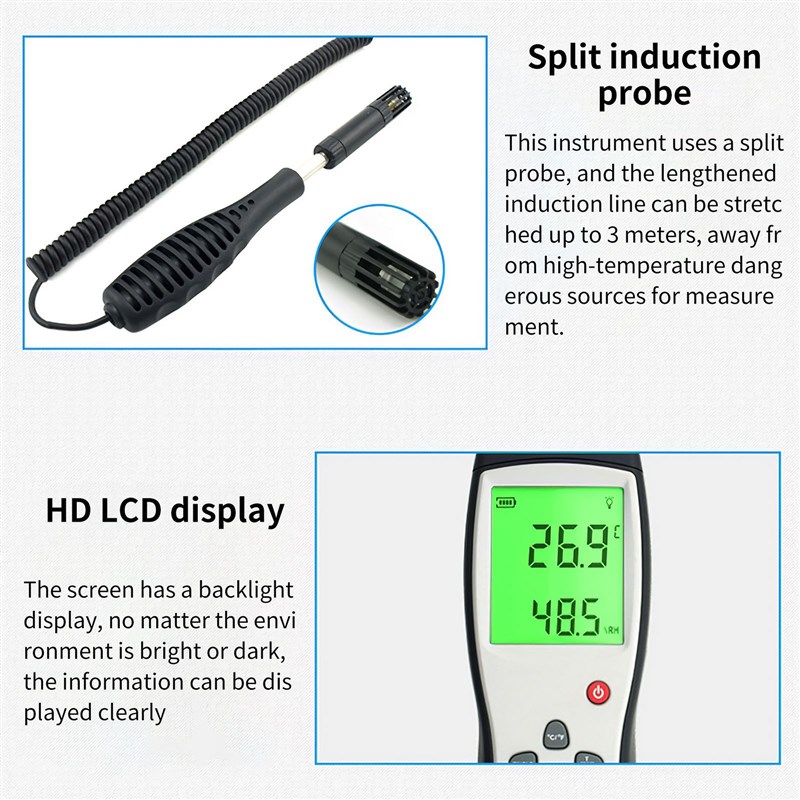 High Acceuracy Temperature Humidity Meter Digital Hygrometer