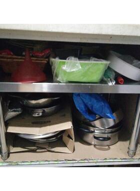 不锈钢高30d置物架宽20x35cm40厘米45x25x50/60公分单层橱柜分层