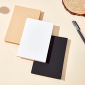 空白diy贺卡明信片手绘涂鸦卡清新手帐白色古黄黑色复古卡片双面