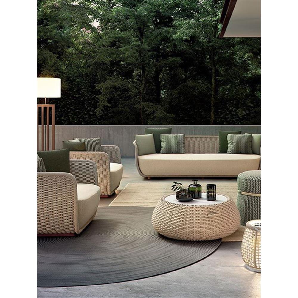 户外沙发编藤休闲防水防晒庭院露台组合室外花园别墅藤编创意沙发