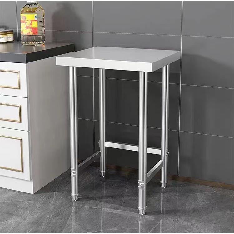 厨房不锈钢台面一层置物架架子垫高单层落地台架灶台支架桌面防潮