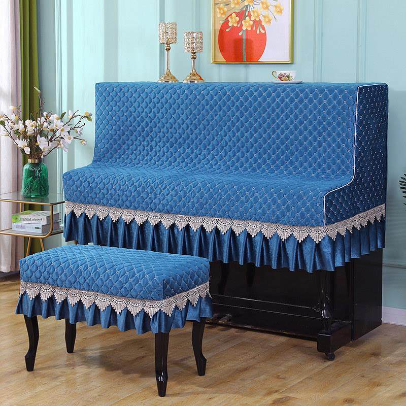 全包钢琴琴罩半罩布艺高档轻奢琴凳套立式钢琴套防尘罩套钢琴盖布,居家布艺,钢琴罩,淘宝优惠券,粉丝福利购,淘宝优惠卷