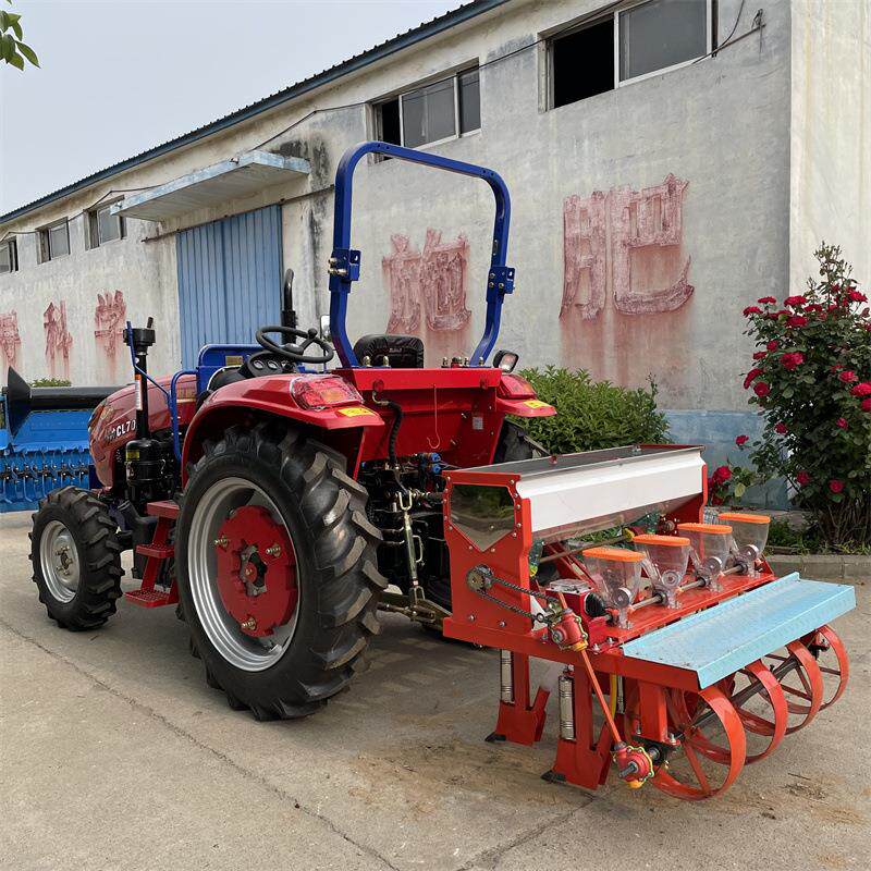 谷子播种施肥一体机四轮带的芝麻精密播种机多功能蔬菜点播机