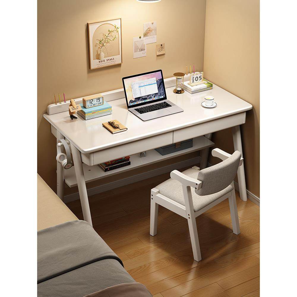 实木书桌中小学生家用学习桌初中生简易桌子工作台卧室办公电脑桌,住宅家具,床边桌,淘宝优惠券,粉丝福利购,淘宝优惠卷