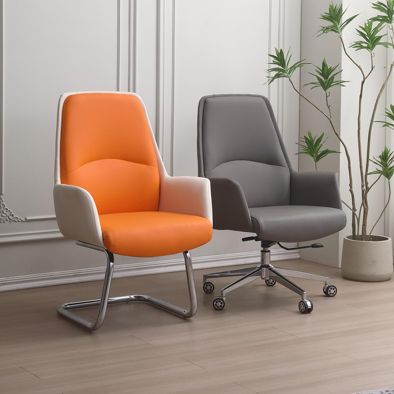 办公椅舒适久坐会议室办公职员电脑椅家用酒店前台工程设计师椅子