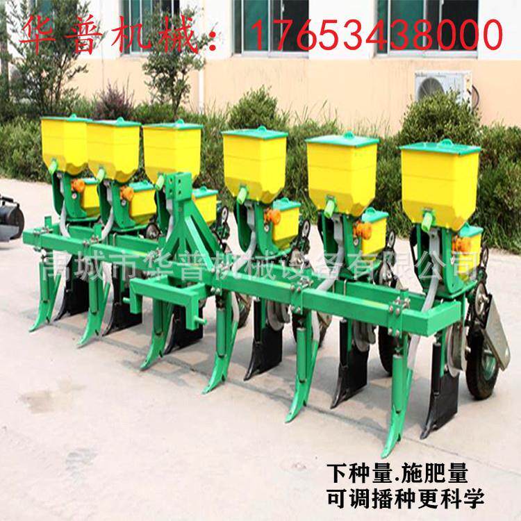 2行精播玉种精米施肥播机播机粱大豆种植机玉米播种机种植器 高精