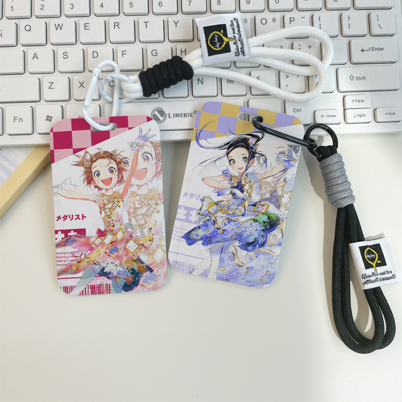 饭卡钥匙扣金牌得主卡套学生校园双面地铁卡保护套透明门禁卡防丢