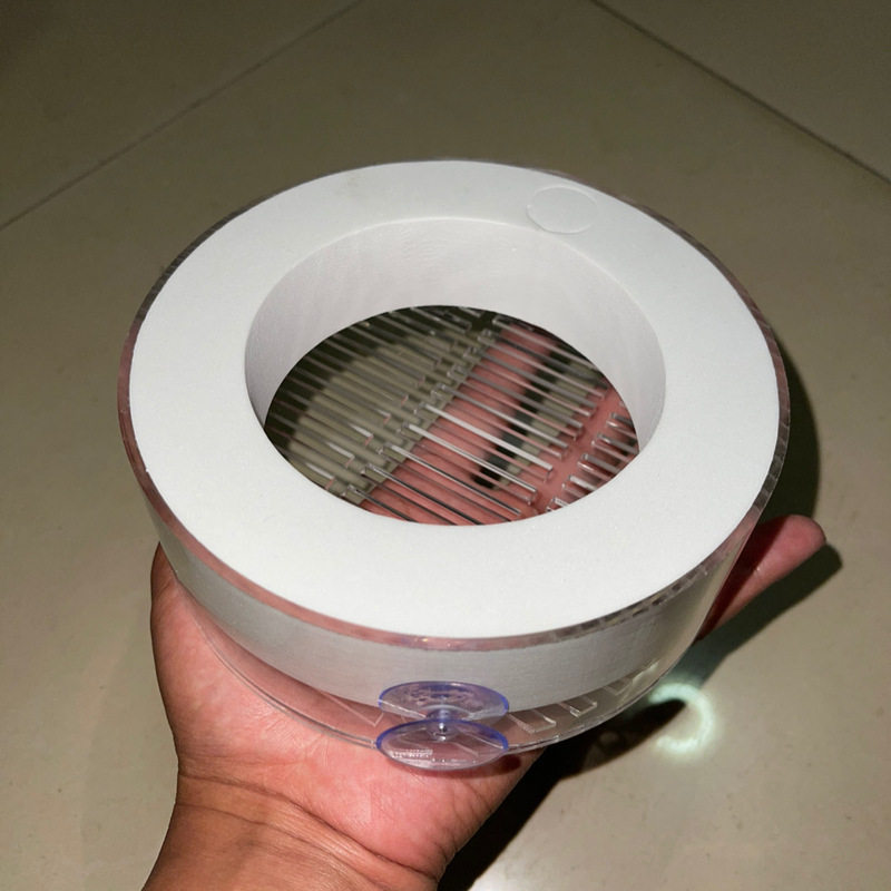 水族鱼缸鱼虫漏斗红虫杯喂食器线虫杯喂鱼线虫血虫投食圈喂食杯