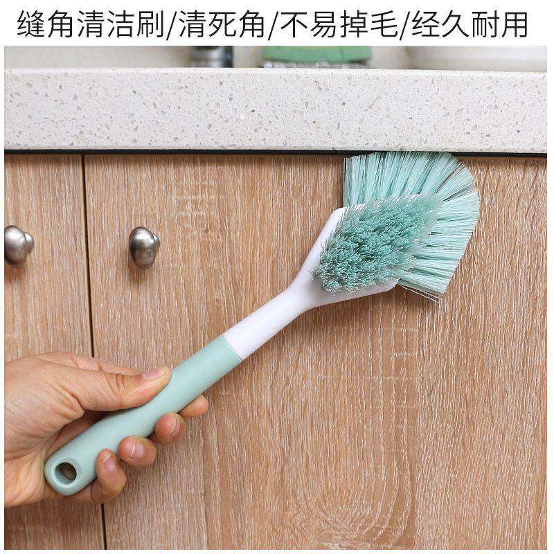 浴室浴缸水池瓷砖长柄清洁刷卫生间地板台面凹槽死角缝隙清理刷
