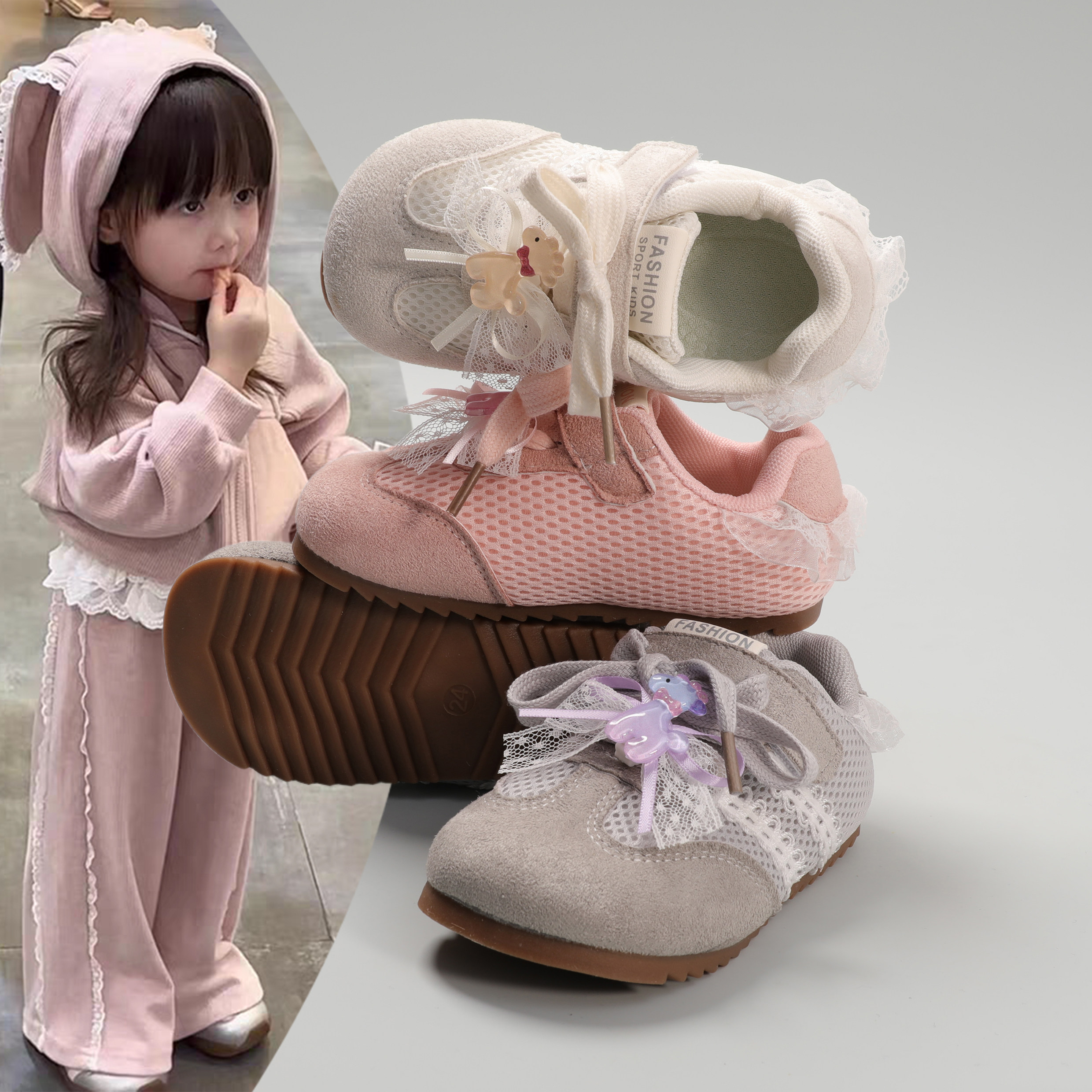 2026新款女童芭蕾风阿甘鞋软底防滑春秋儿童板鞋中大童运动休闲鞋,童鞋/婴儿鞋/亲子鞋,运动鞋,淘宝优惠券,粉丝福利购,淘宝优惠卷