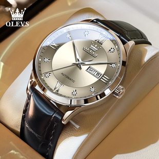 机械表全自动简约商务品牌腕表 正品 瑞士欧利时男士 手表2026年新款