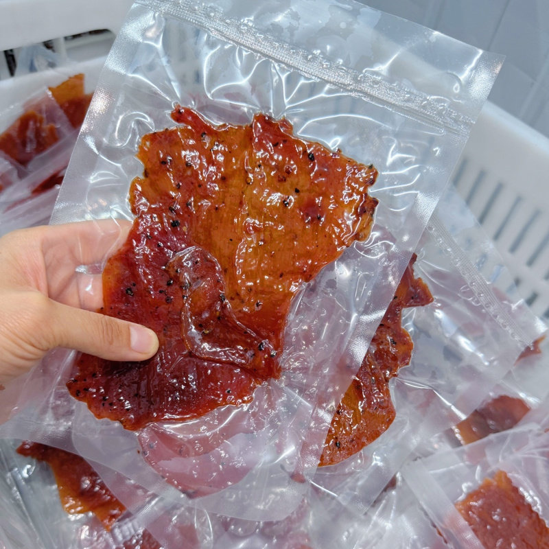 潮汕特产正品大片纯肉猪肉脯蜜汁味手撕肉脯独立包装肉类网红零食