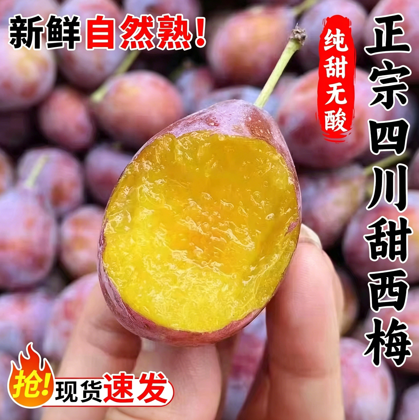 西梅新鲜水果高级大果李子孕妇应季当季生鲜西梅李子鲜果