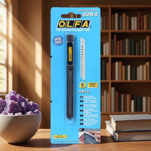 日本OLFA不锈钢美工刀贴膜专用